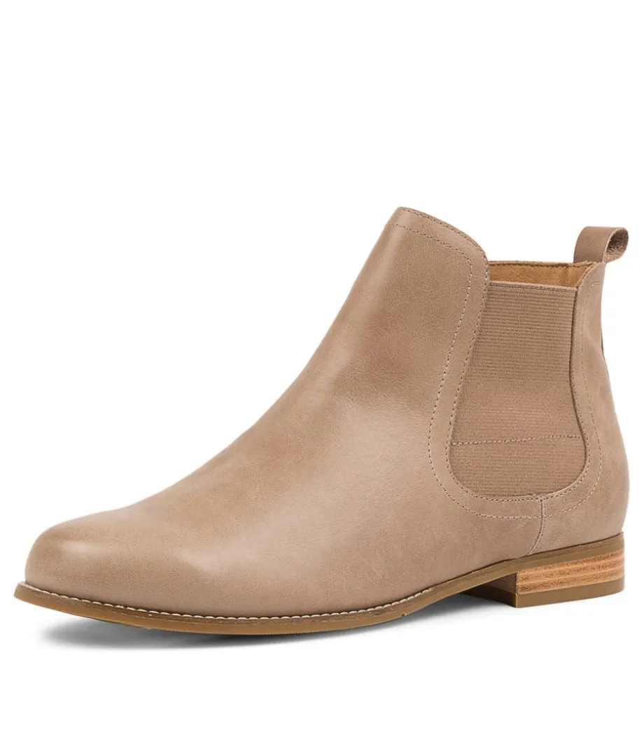 Talia Xf Smoke Leather Ankle Boots