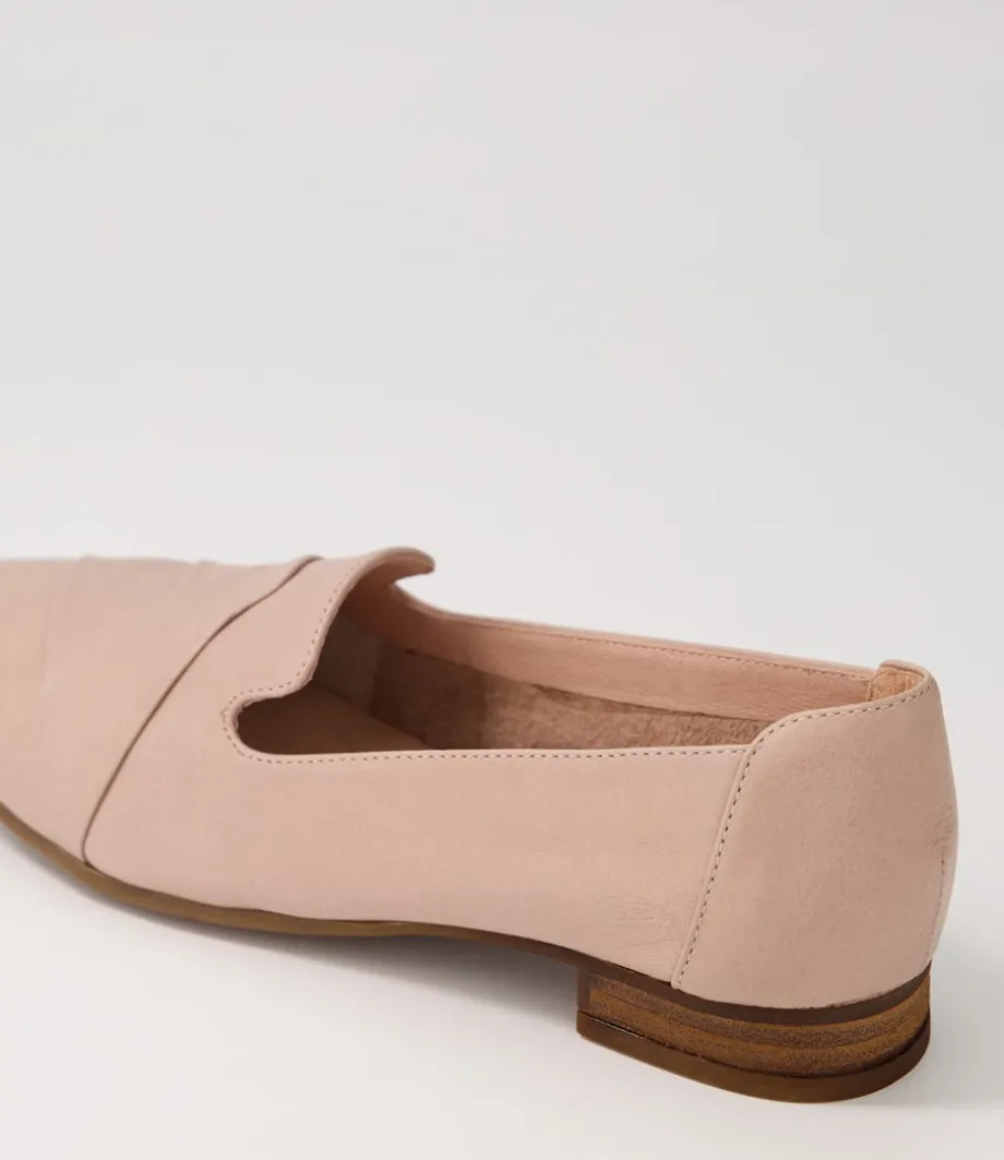 Tilony Dark Nude Leather Loafers