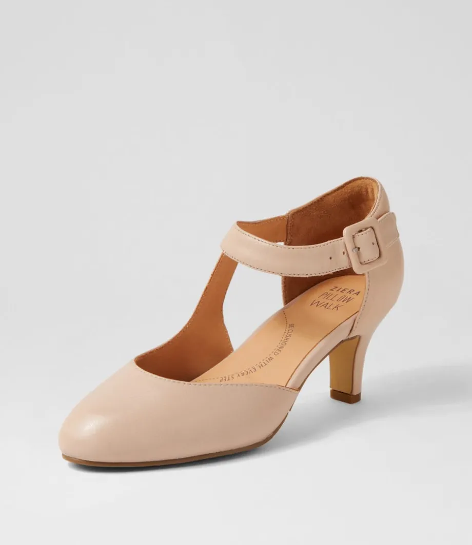 Timon Xw Nude Leather Heels