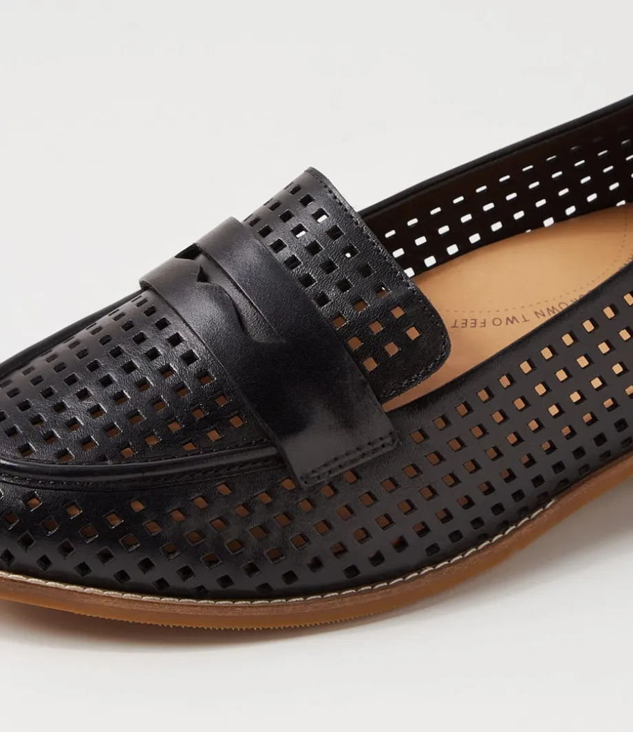 Toppiey Xf Black Leather Loafers