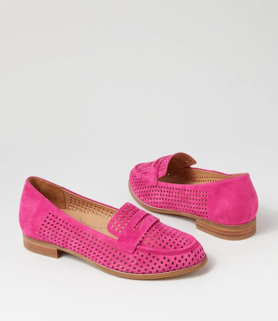 Toppiey Xf Fuchsia Suede Loafers