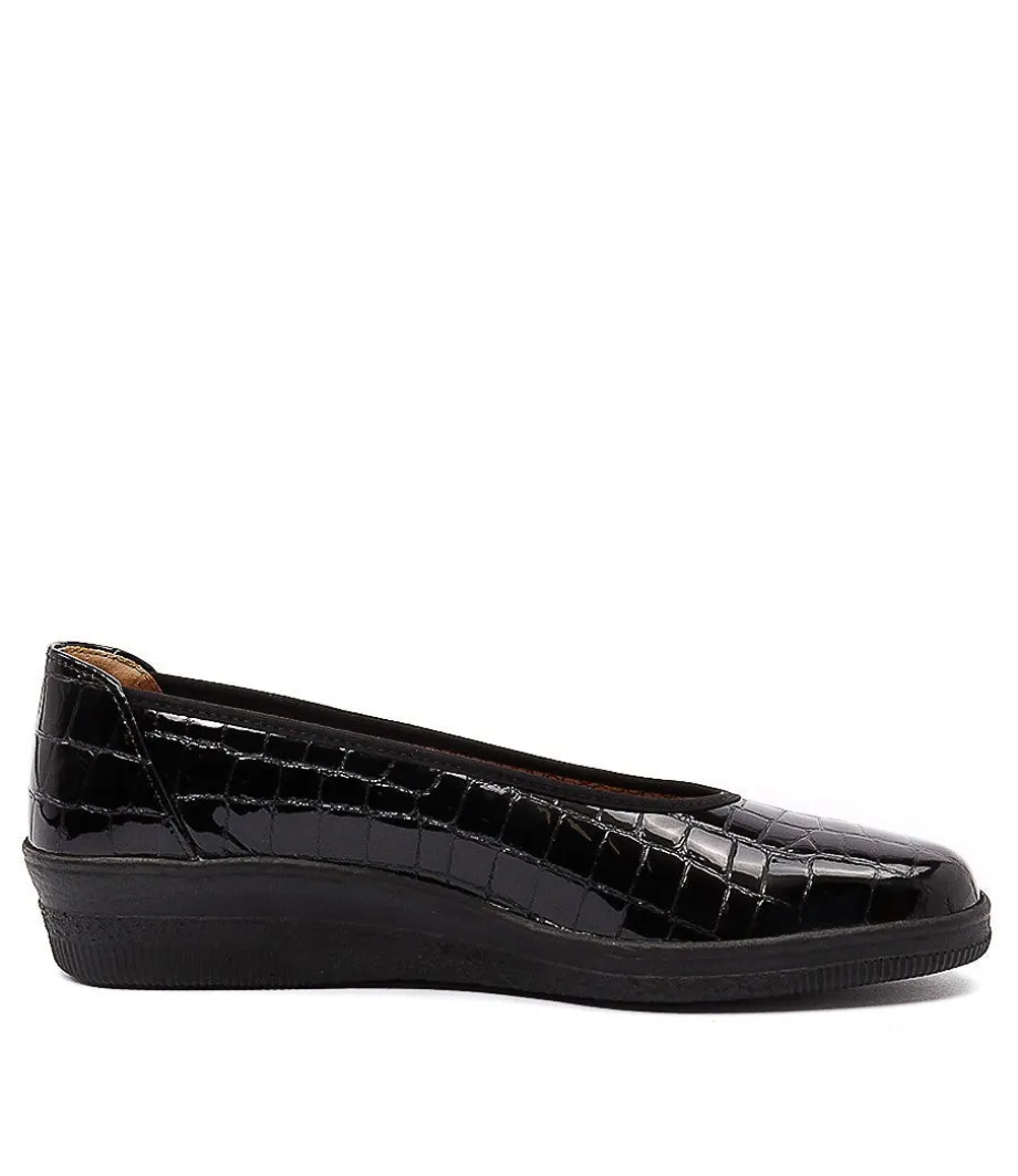 Trista Schwarz Patent Leather