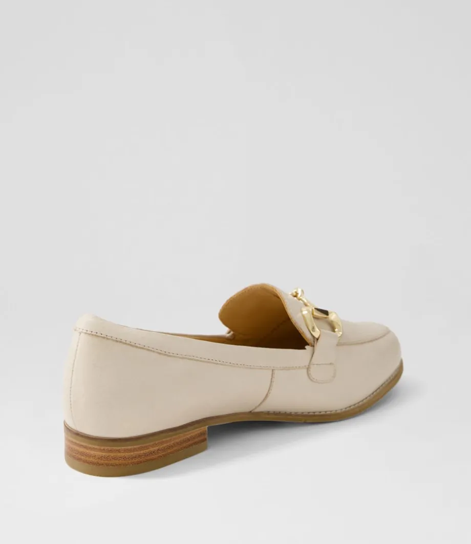 Tucci Xf Almond Leather Loafers