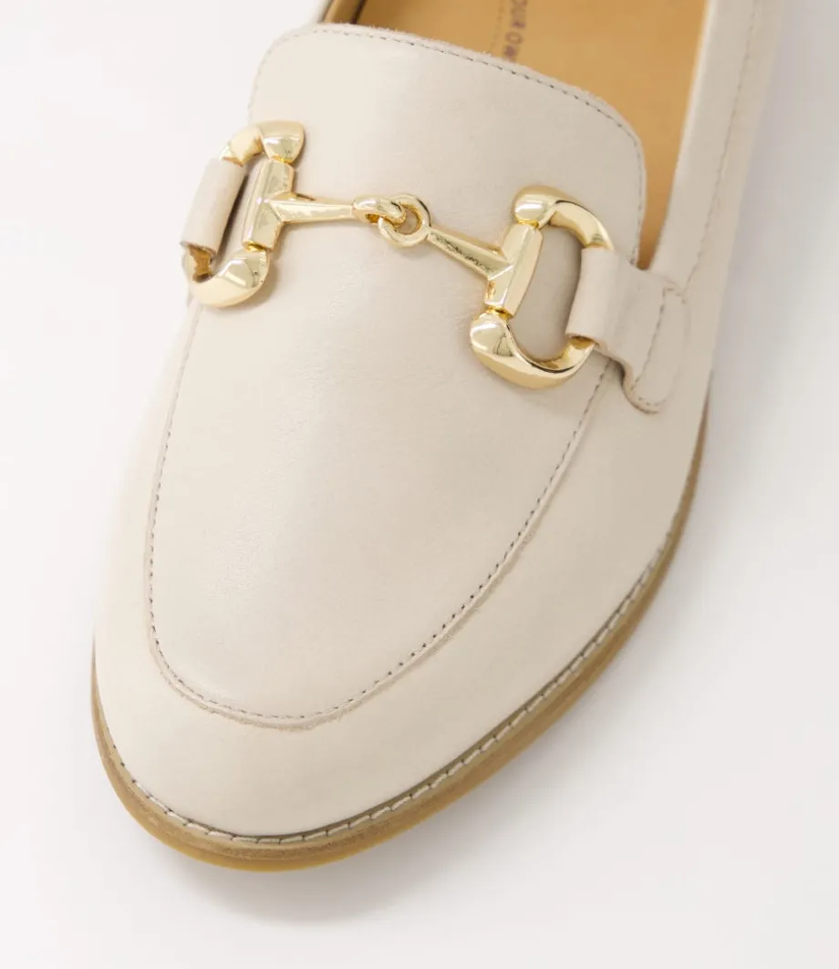 Tucci Xf Almond Leather Loafers