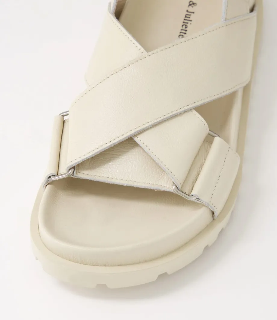 Ubari Milk Leather Sandals