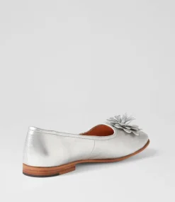 Unions Silver Leather Loafers