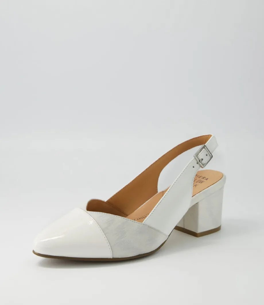 Vabra Xw White Mix Heels