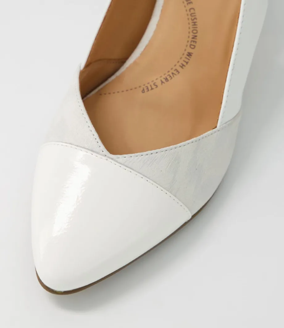 Vabra Xw White Mix Heels