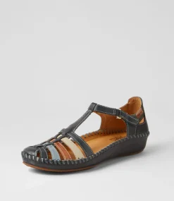 Vallarta 43 Ocean Leather Flat Shoes
