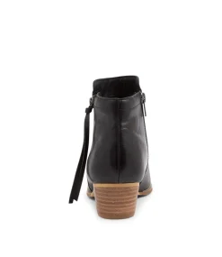 Vendas Xf Black Leather Ankle Boots Nh