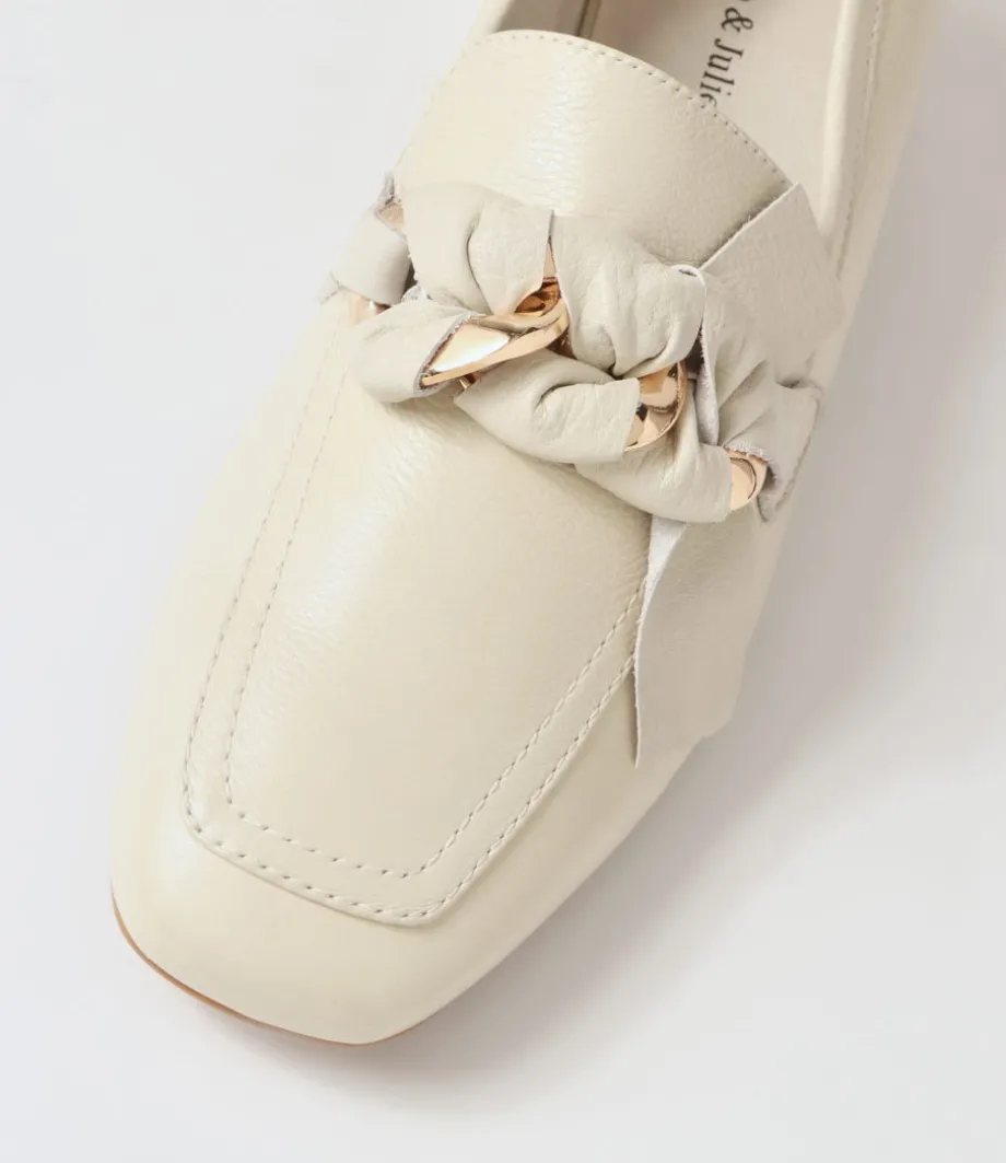 Viserys Almond Leather Heels