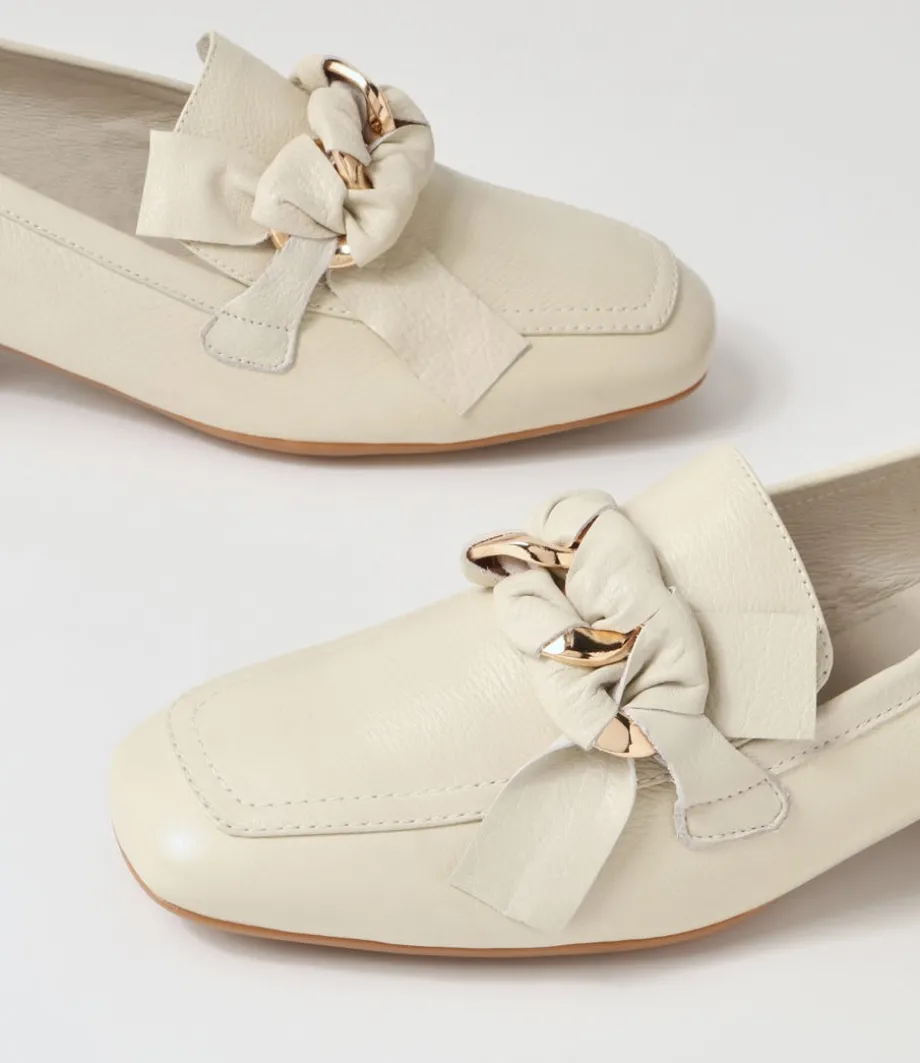Viserys Almond Leather Heels