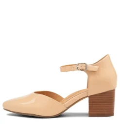 Vitor Xw Nude Patent Leather Heels