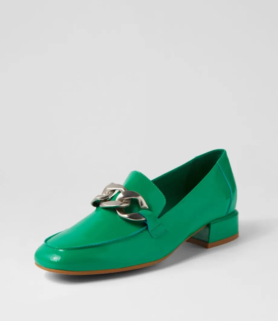 Vivandy Bright Emerald Patent Leather Heels