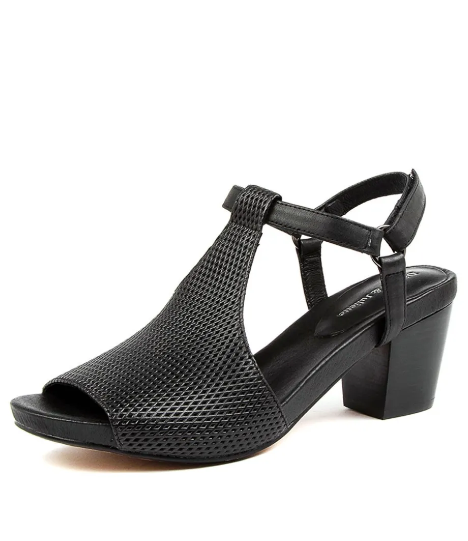 Zettie Black Leather