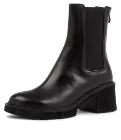 Zozo Black Leather Chelsea Boots